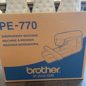 COPY (b/c the buyer backed out)- PE 770 Brothers, Embroidery Machine